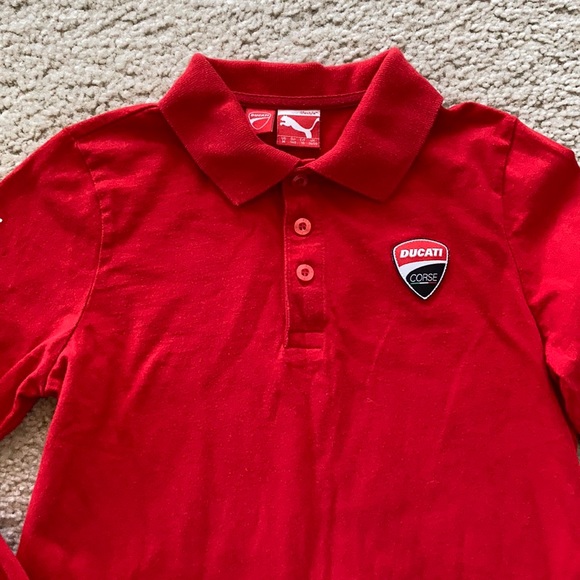 Boys Puma Ducati Corse Long Sleeve Shirt - Picture 2 of 6